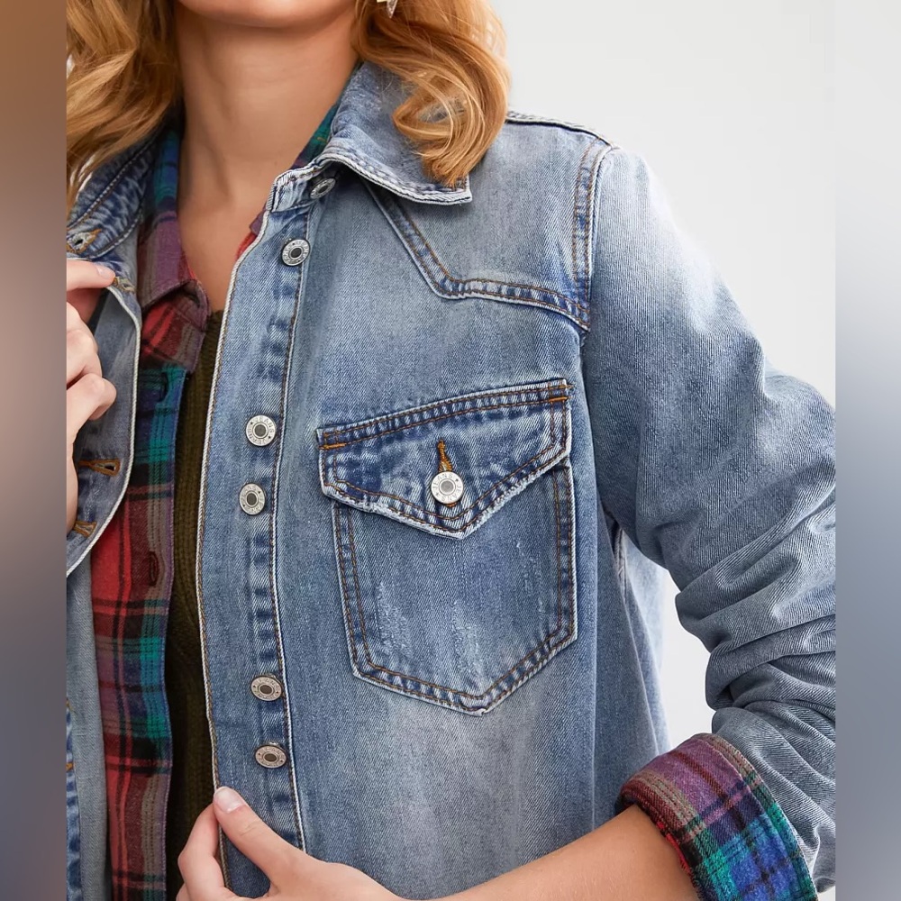 Veveret destructed denim jacket - Picture 4 of 7